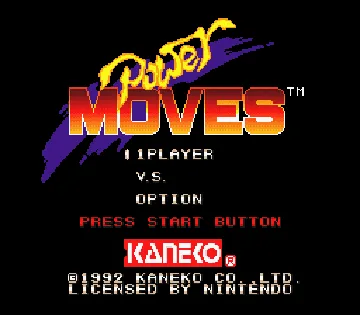 Power Moves (USA) screen shot title